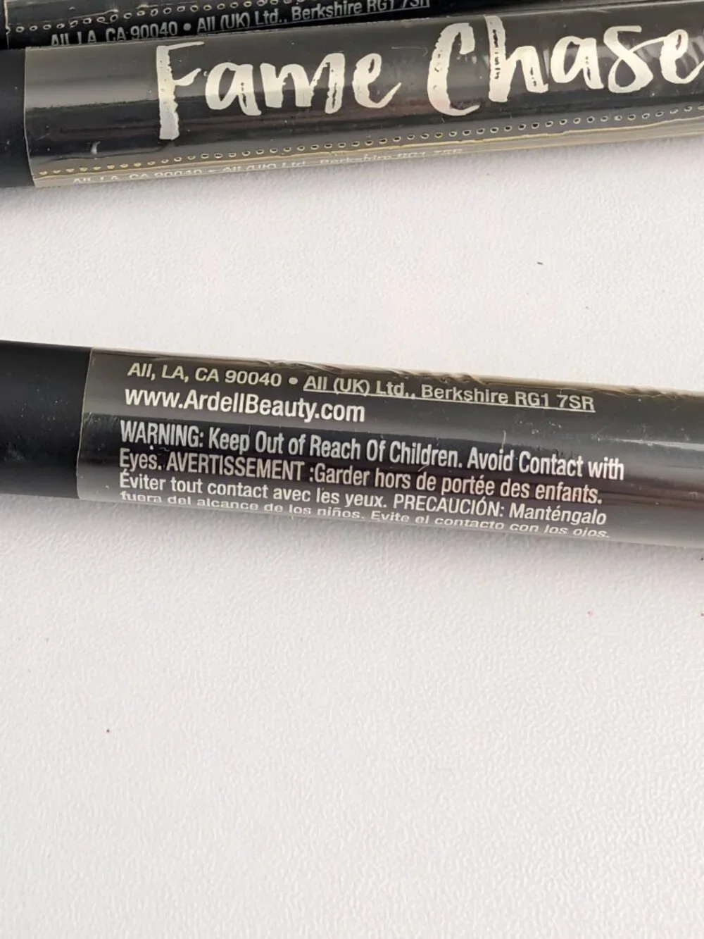Ardell Fame Chaser Liquid Eyeliner Patent Leather 1.0.ml. Sealed Lot of 3